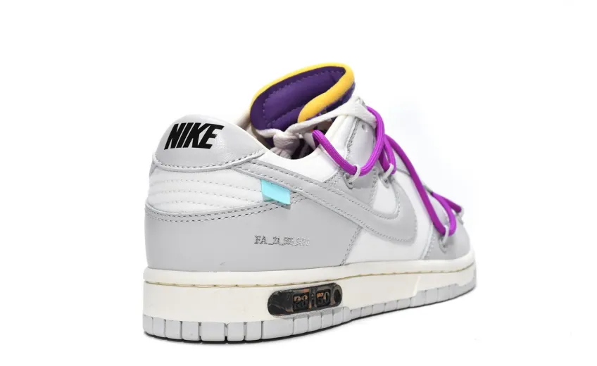 Reps StockX Shoes OFF WHITE x Nike Dunk SB Low The 50 NO.28 White Grey DM1602-111??