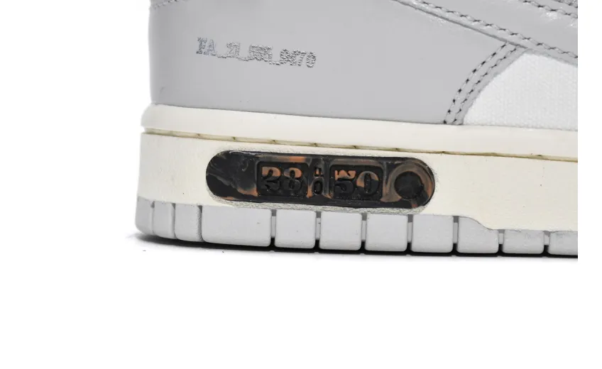 Reps StockX Shoes OFF WHITE x Nike Dunk SB Low The 50 NO.28 White Grey DM1602-111??