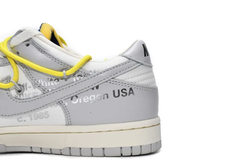 Reps StockX Shoes OFF WHITE x Nike Dunk SB Low The 50 NO.27 White Grey DM1602-120??