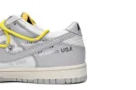 Reps StockX Shoes OFF WHITE x Nike Dunk SB Low The 50 NO.27 White Grey DM1602-120??