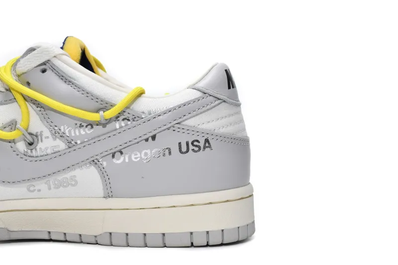 Reps StockX Shoes OFF WHITE x Nike Dunk SB Low The 50 NO.27 White Grey DM1602-120??