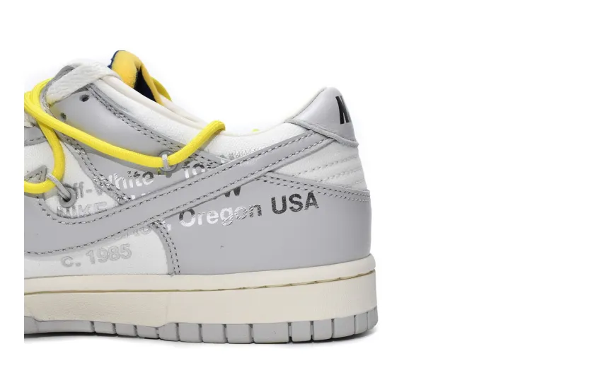 Reps StockX Shoes OFF WHITE x Nike Dunk SB Low The 50 NO.27 White Grey DM1602-120??