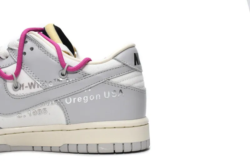 Reps StockX Shoes OFF WHITE x Nike Dunk SB Low The 50 NO.27 White Grey DM1602-122 ??