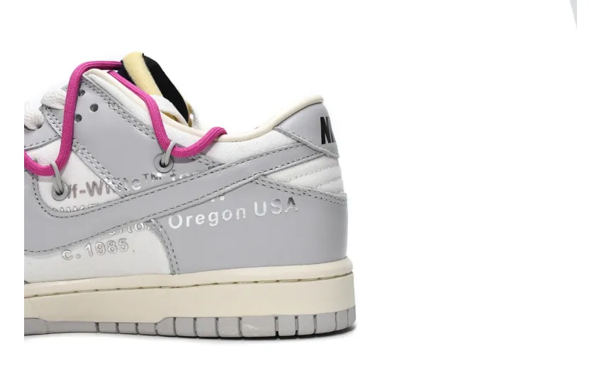 Reps StockX Shoes OFF WHITE x Nike Dunk SB Low The 50 NO.27 White Grey DM1602-122 ??