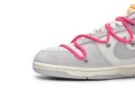 Reps StockX Shoes OFF WHITE x Nike Dunk SB Low The 50 NO.17 White Grey DJ0950-117??