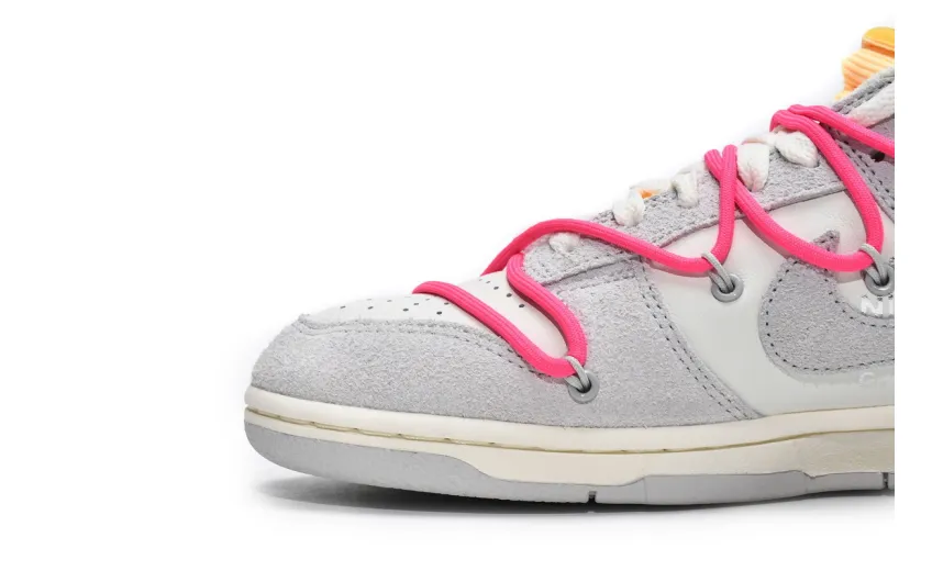 Reps StockX Shoes OFF WHITE x Nike Dunk SB Low The 50 NO.17 White Grey DJ0950-117??