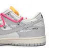 Reps StockX Shoes OFF WHITE x Nike Dunk SB Low The 50 NO.17 White Grey DJ0950-117??