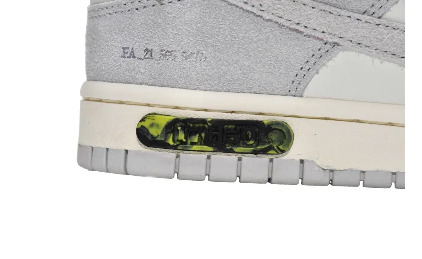 Reps StockX Shoes OFF WHITE x Nike Dunk SB Low The 50 NO.17 White Grey DJ0950-117??