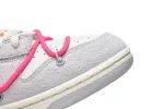 Reps StockX Shoes OFF WHITE x Nike Dunk SB Low The 50 NO.17 White Grey DJ0950-117??