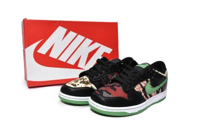  Nike SB Dunk Low Black multi camo DH0597-001  02