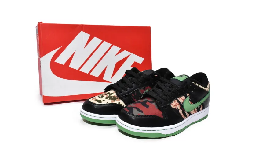 Reps StockX Shoes Nike SB Dunk Low Black CamouFlage DH0597-001 ??