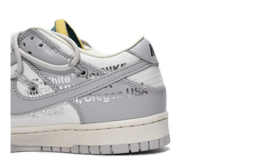 Reps StockX Shoes OFF WHITE x Nike Dunk SB Low The 50 NO42 White Grey DM1602-117??