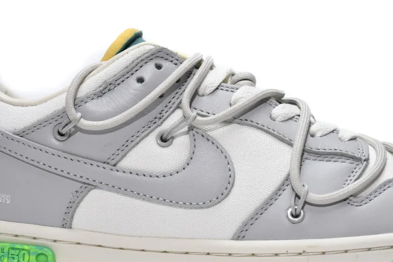 Reps StockX Shoes OFF WHITE x Nike Dunk SB Low The 50 NO42 White Grey DM1602-117??