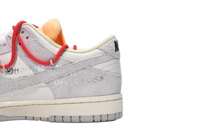 Reps StockX Shoes OFF WHITE x Nike Dunk SB Low The 50 NO.40 White Grey DJ0950-103 ??
