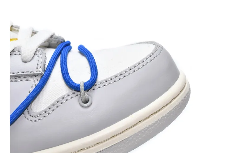 Reps StockX Shoes OFF WHITE x Nike Dunk SB Low The 50 NO.10 White Grey DM1602-112??
