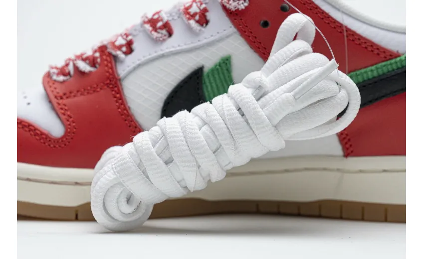 Reps StockX Shoes Frame Skate x Nike SB Dunk Low “Habibi Red White CT2550-600??