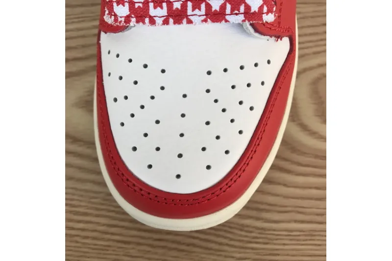 Reps StockX Shoes Frame Skate x Nike SB Dunk Low “Habibi Red White CT2550-600??