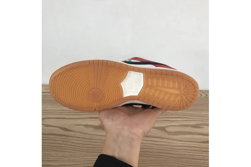 Reps StockX Shoes Frame Skate x Nike SB Dunk Low “Habibi Red White CT2550-600??