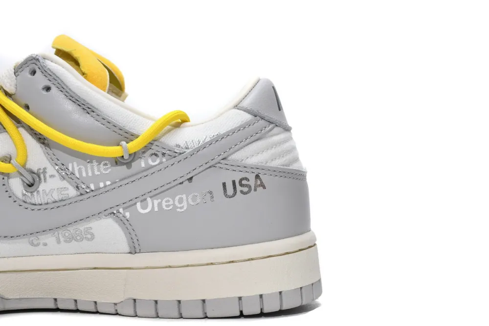 Reps StockX Shoes OFF WHITE x Nike Dunk SB Low The 50 NO.29 White Grey DM1602-103??
