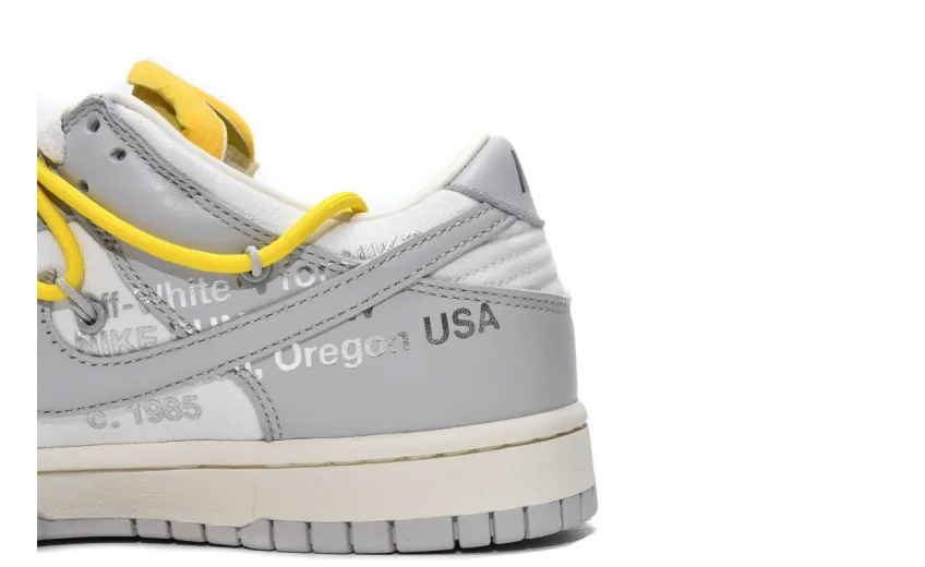 Reps StockX Shoes OFF WHITE x Nike Dunk SB Low The 50 NO.29 White Grey DM1602-103??