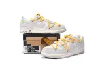 Reps StockX Shoes OFF WHITE x Nike Dunk SB Low The 50 NO.39 White Gray DJ0950-109??