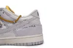 Reps StockX Shoes OFF WHITE x Nike Dunk SB Low The 50 NO.37 White Gray DJ0950-105??