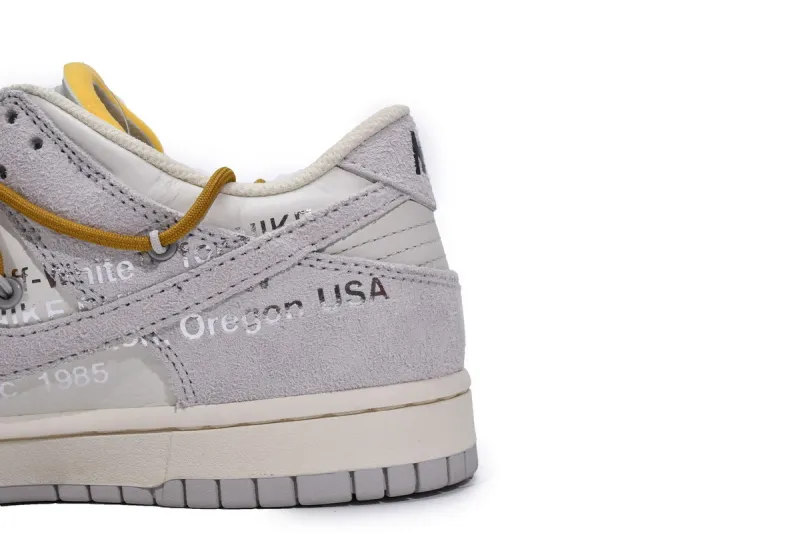 Reps StockX Shoes OFF WHITE x Nike Dunk SB Low The 50 NO.37 White Gray DJ0950-105??