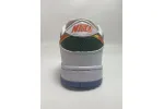 Reps StockX Shoes Nike Dunk Low NY vs NY Orange Green White DN2489-300??