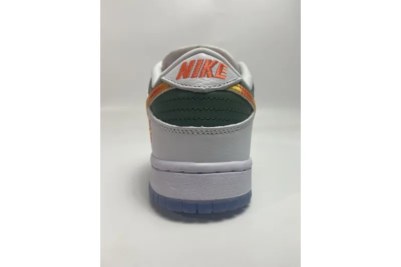 Reps StockX Shoes Nike Dunk Low NY vs NY Orange Green White DN2489-300??