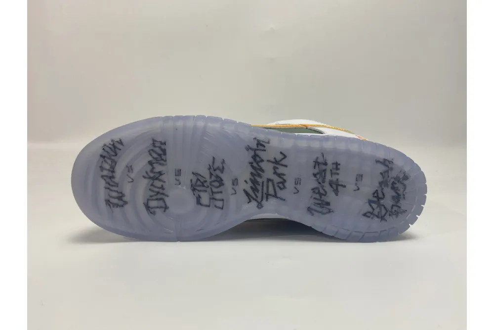 Reps StockX Shoes Nike Dunk Low NY vs NY Orange Green White DN2489-300??