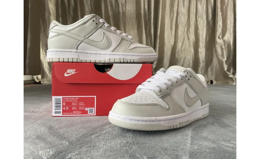Reps StockX Shoes Nike Dunk Low Photon Dust White Grey DD1503-103??