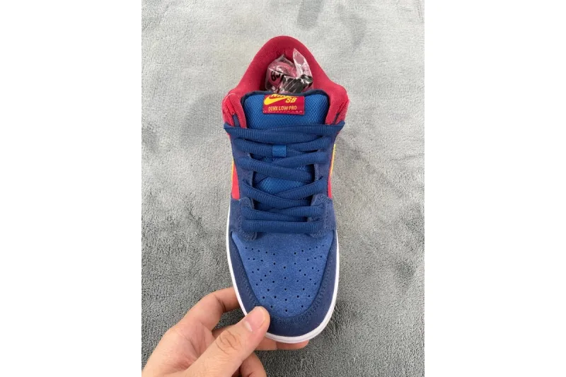 Reps StockX Shoes Nike SB Dunk Low Barcelona Red Blue DJ0606-400??