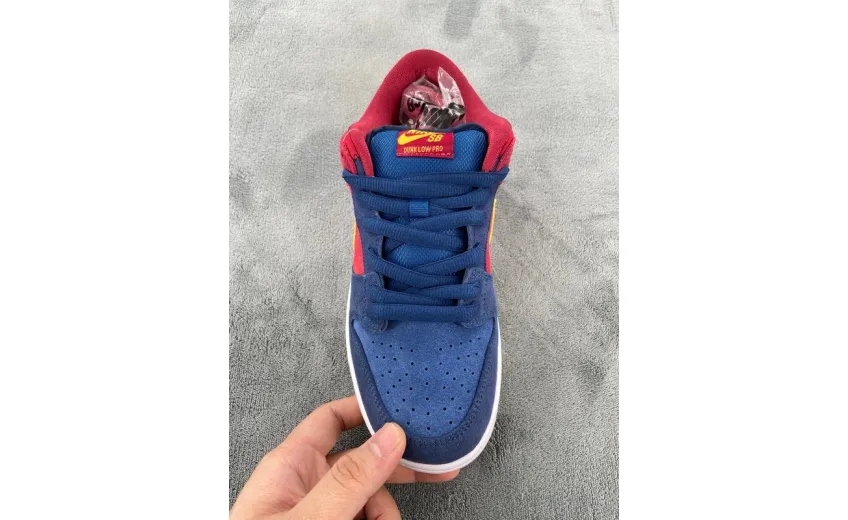 Reps StockX Shoes Nike SB Dunk Low Barcelona Red Blue DJ0606-400??