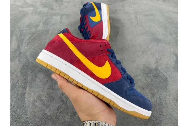 Reps StockX Shoes Nike SB Dunk Low Barcelona Red Blue DJ0606-400??