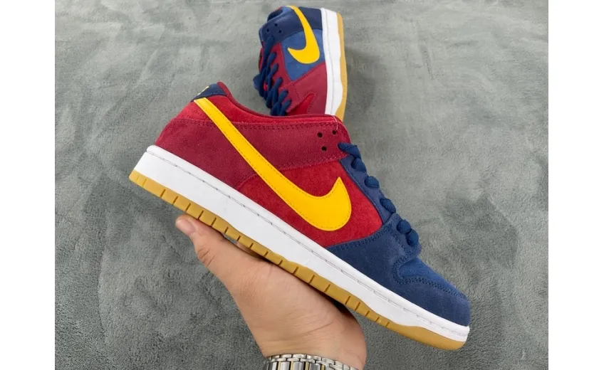 Reps StockX Shoes Nike SB Dunk Low Barcelona Red Blue DJ0606-400??