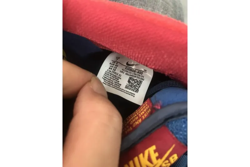 Reps StockX Shoes Nike SB Dunk Low Barcelona Red Blue Orange DJ0606-400??