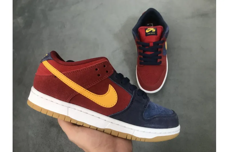 Reps StockX Shoes Nike SB Dunk Low Barcelona Red Blue Orange DJ0606-400??