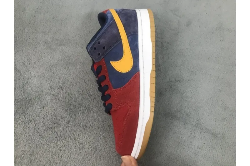 Reps StockX Shoes Nike SB Dunk Low Barcelona Red Blue Orange DJ0606-400??