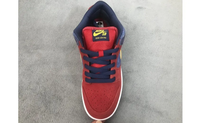 Reps StockX Shoes Nike SB Dunk Low Barcelona Red Blue Orange DJ0606-400??