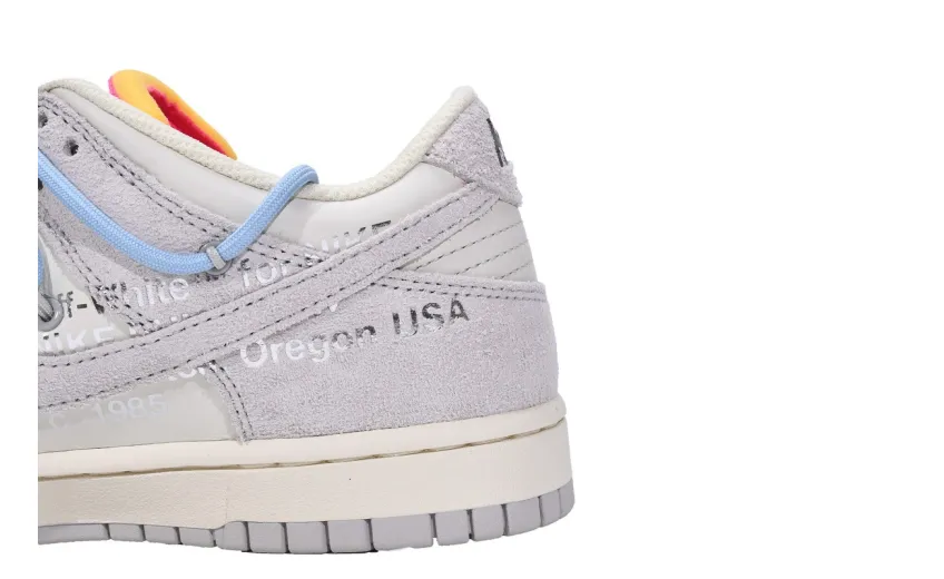 Reps StockX Shoes OFF WHITE x Nike Dunk SB Low The 50 NO.38 White Gray DJ0950-113??