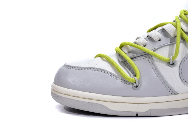 Reps StockX Shoes OFF WHITE x Nike Dunk SB Low The 50 NO.8 White Gray DM1602-106??