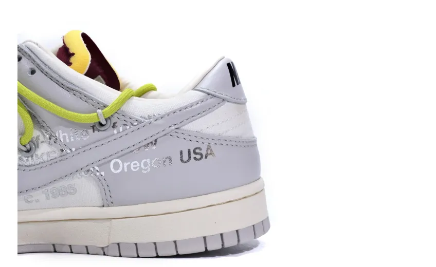 Reps StockX Shoes OFF WHITE x Nike Dunk SB Low The 50 NO.8 White Gray DM1602-106??