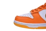 Reps StockX Shoes Nike Dunk Low White/Orange Blaze-Gold CU1726-002??