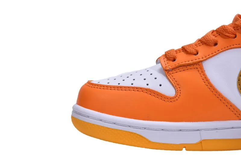 Reps StockX Shoes Nike Dunk Low White/Orange Blaze-Gold CU1726-002??