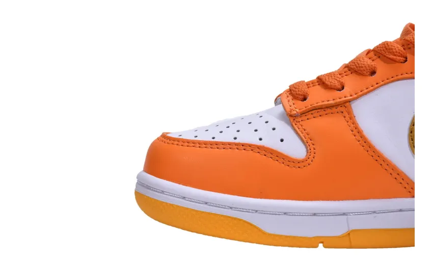Reps StockX Shoes Nike Dunk Low White/Orange Blaze-Gold CU1726-002??