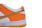 Reps StockX Shoes Nike Dunk Low White/Orange Blaze-Gold CU1726-002??