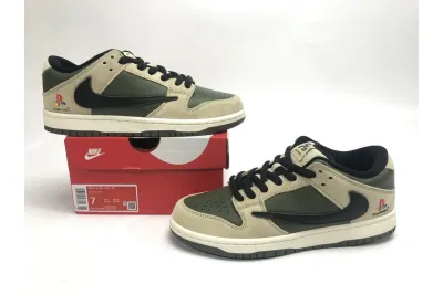  Travis Scott x PlayStation x Nike Dunk Low SP CU1726-100 02