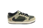 Reps StockX Shoes Travis Scott x PlayStation x Nike Dunk Low SP Yellow Green CU1726-100??