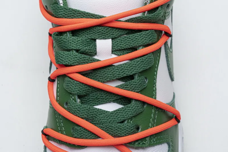 Reps StockX Shoes OFF-WHITE x Nike Dunk SB Low Pine Green CT0856-100??