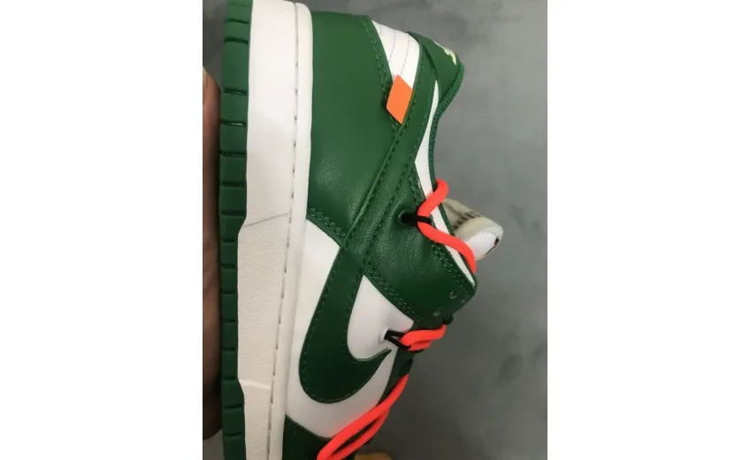 Reps StockX Shoes OFF-WHITE x Nike Dunk SB Low Pine Green CT0856-100??